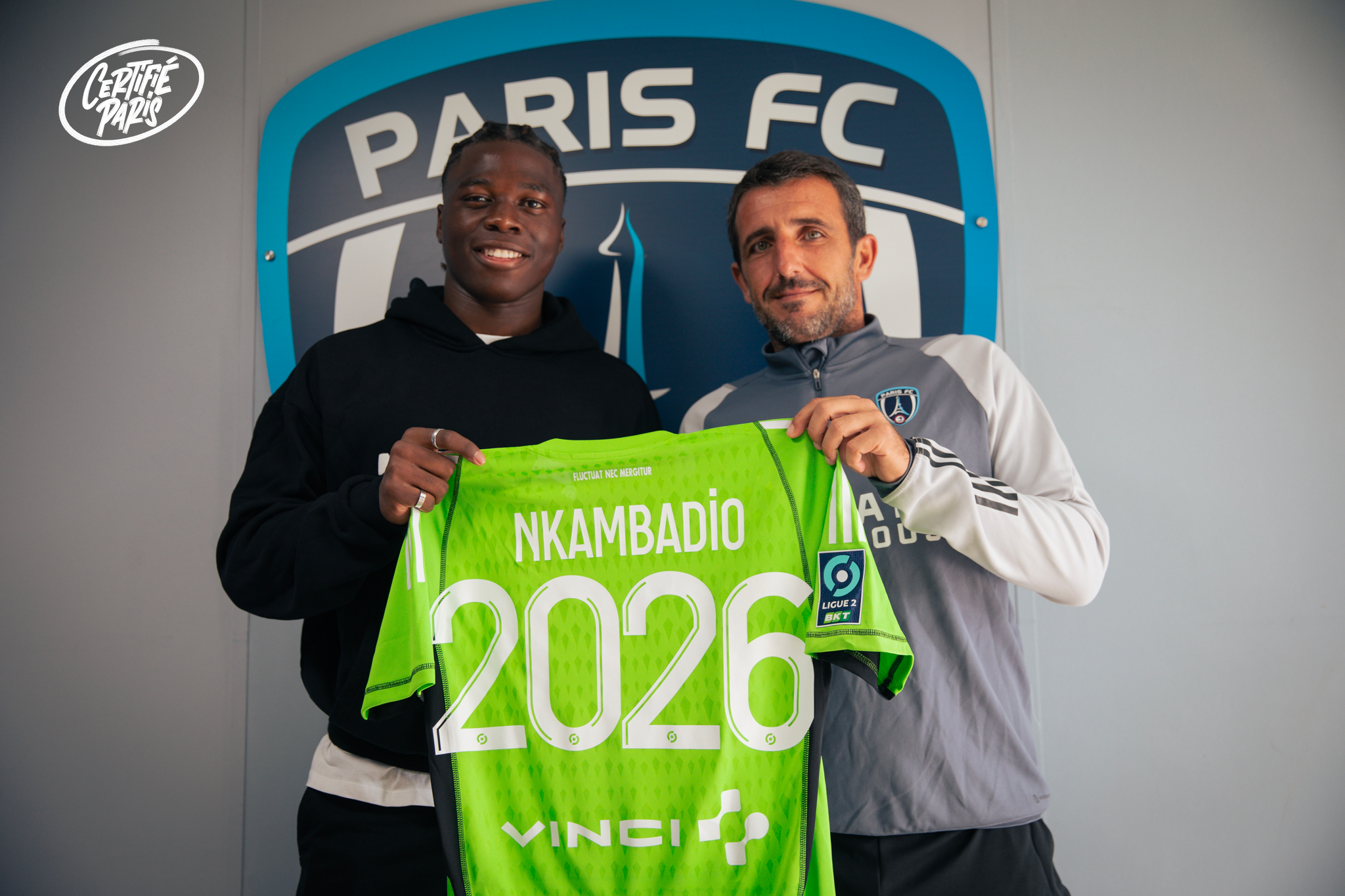 Obed Nkambadio prolonge jusquen 2026 ! - Paris FC