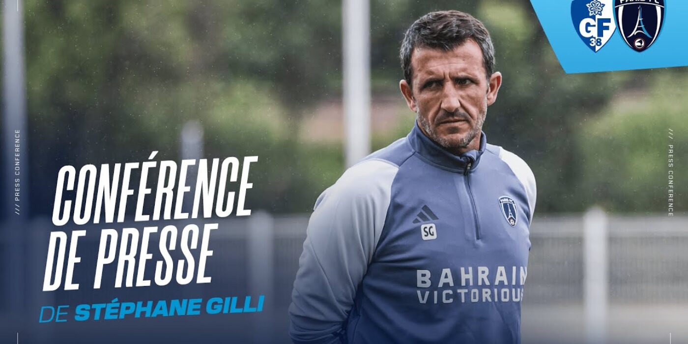 Video Thumbnail: [Grenoble Foot 38 - Paris FC] : La conf' d'avant-match de coach Gilli