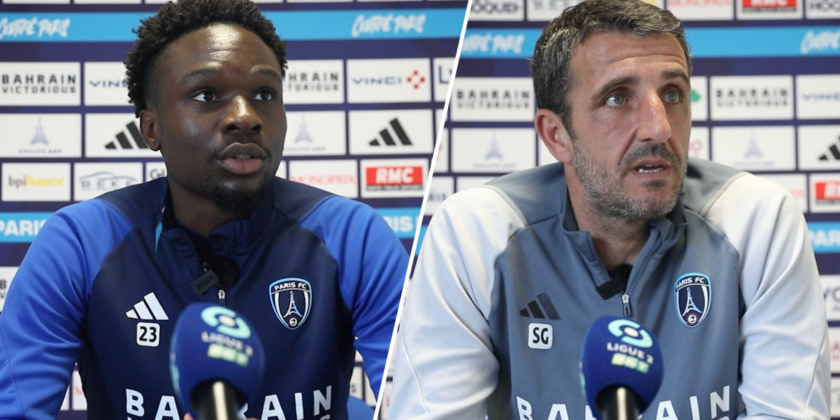 Paris FC - AC Ajaccio : La conf' de Josias Lukembila et du coach - Paris FC