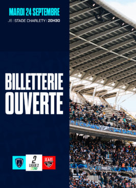 Paris FC - EA Guingamp : Billetterie ouverte !