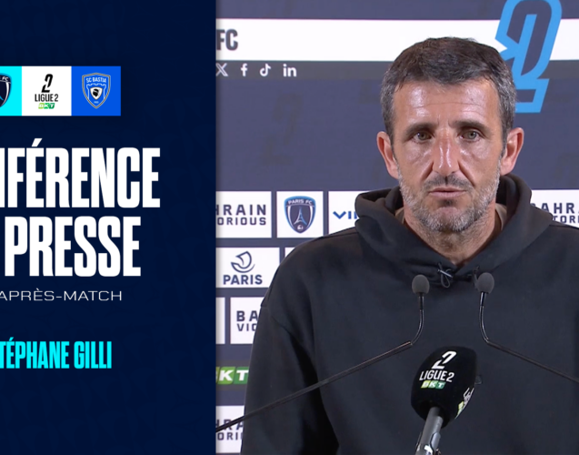 Conf de presse après match